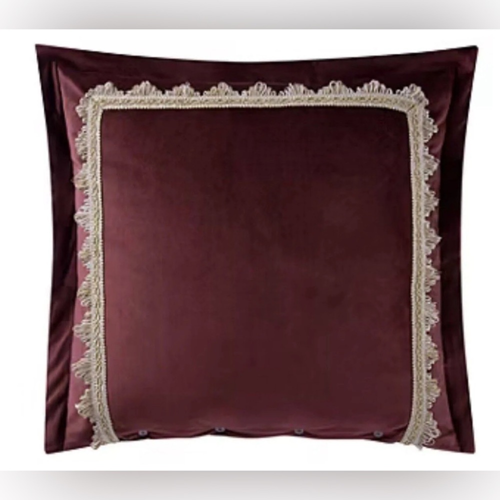 NWT - Rose Tree Velvet Like Euro Sham, Emmaline